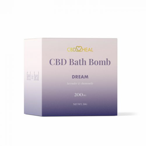 CBD Dream Bath Bomb 200mg (Lavender & Chamomile)